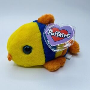 SWIBCO Puffkins JULES the Fish Plush 5" with Tags Style # 6692 1994‎